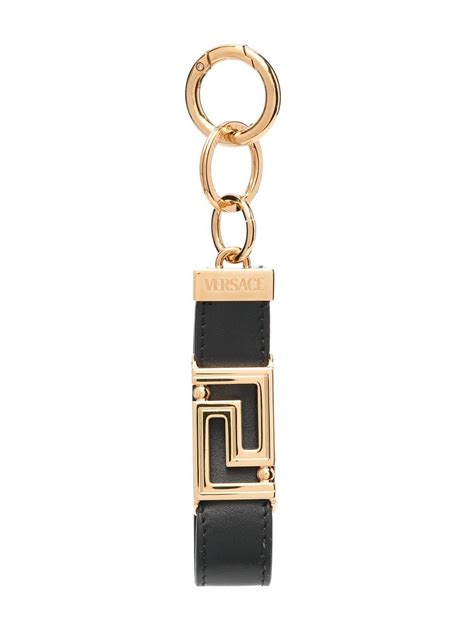 versace leather keychain|farfetch versace keychain.